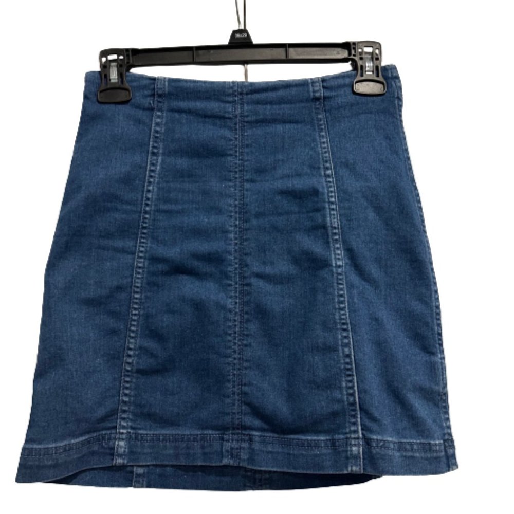 Free People Modern Femme Denim Mini Skirt Size 2